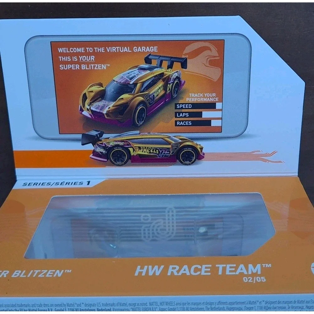 Hot Wheels ID: Super Blitzen HW Race Team Series 1 Multicolor‎ New In Box